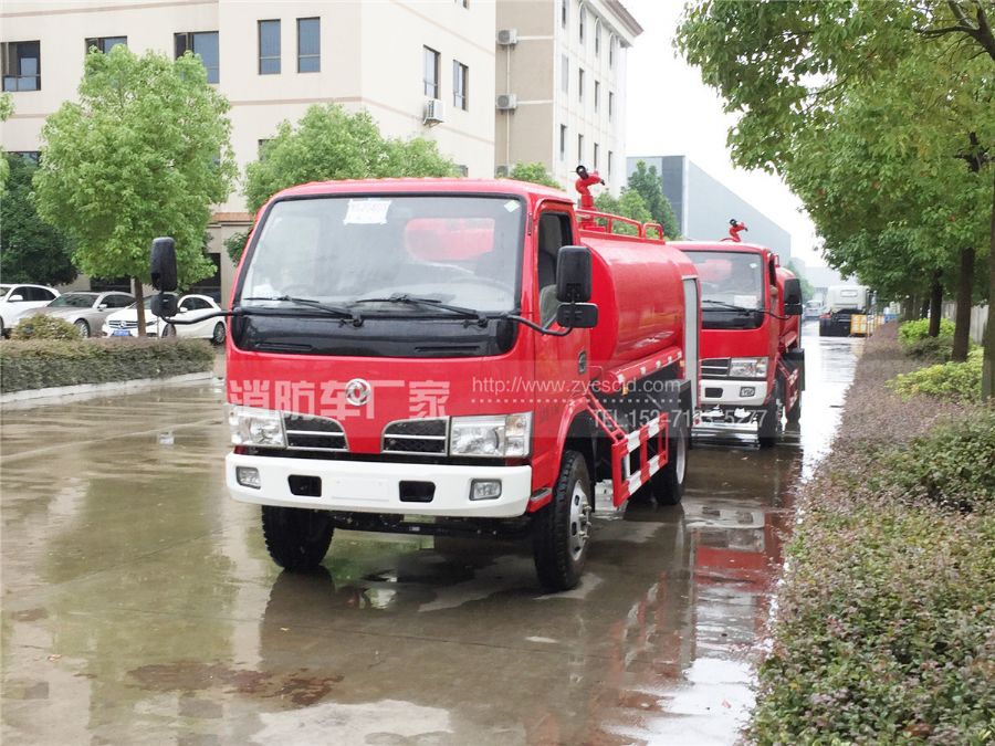 国五东风4吨消防洒水车 国五东风4吨消防洒水车