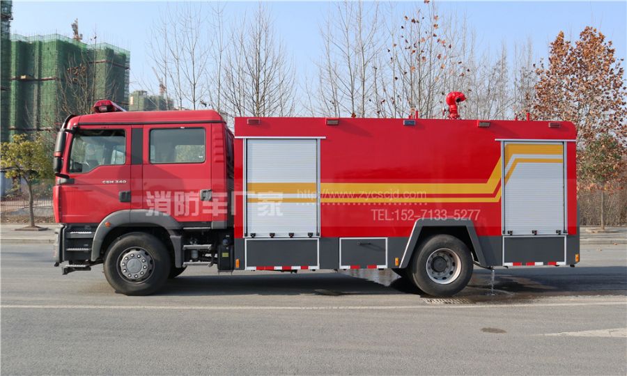 汕德卡自动挡消防车 汕德卡自动挡消防车