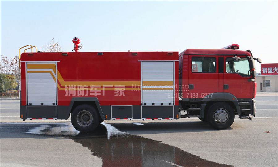 汕德卡自动挡消防车 汕德卡自动挡消防车