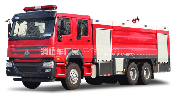 重汽豪沃16吨水罐消防车 重汽豪沃16吨水罐消防车